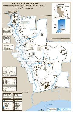 Clifty Falls map thumbnail