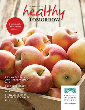 Healthy Tomorrow magazine cover