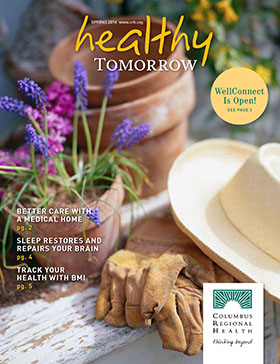 Healthy Tomorrow issue cover