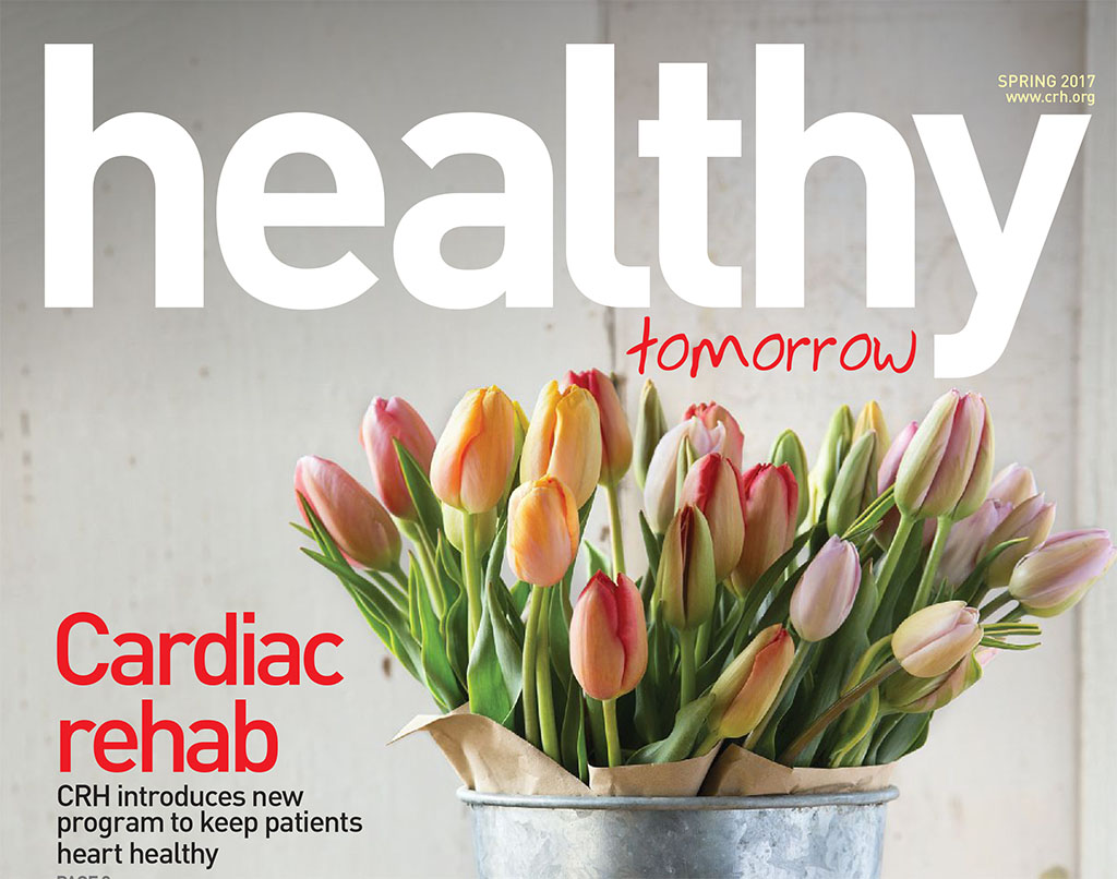 Spring 2017 Healthy Tomorrow magazine cover