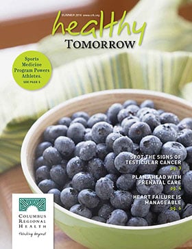 Healthy Tomorrow issue cover