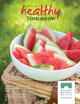 Healthy Tomorrow magazine cover