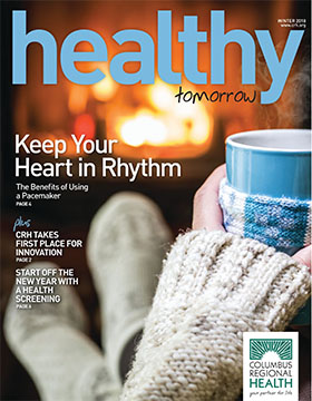 Winter 2018 cover of Health Tomorrow