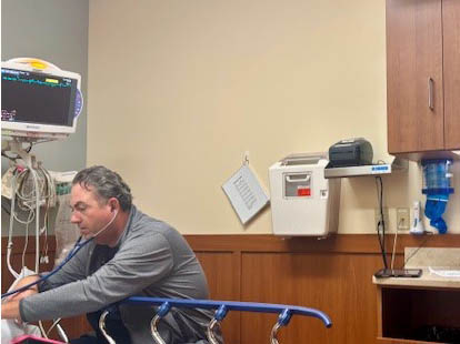 Chastain and DAX Dr. Ben Chastain using AI in the Emergency Dept.