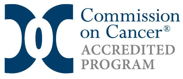 Commission on Cancer Accredited Program logo.