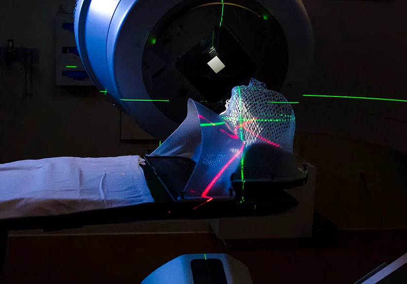Linear accelerator used in radiation oncology at CRH.