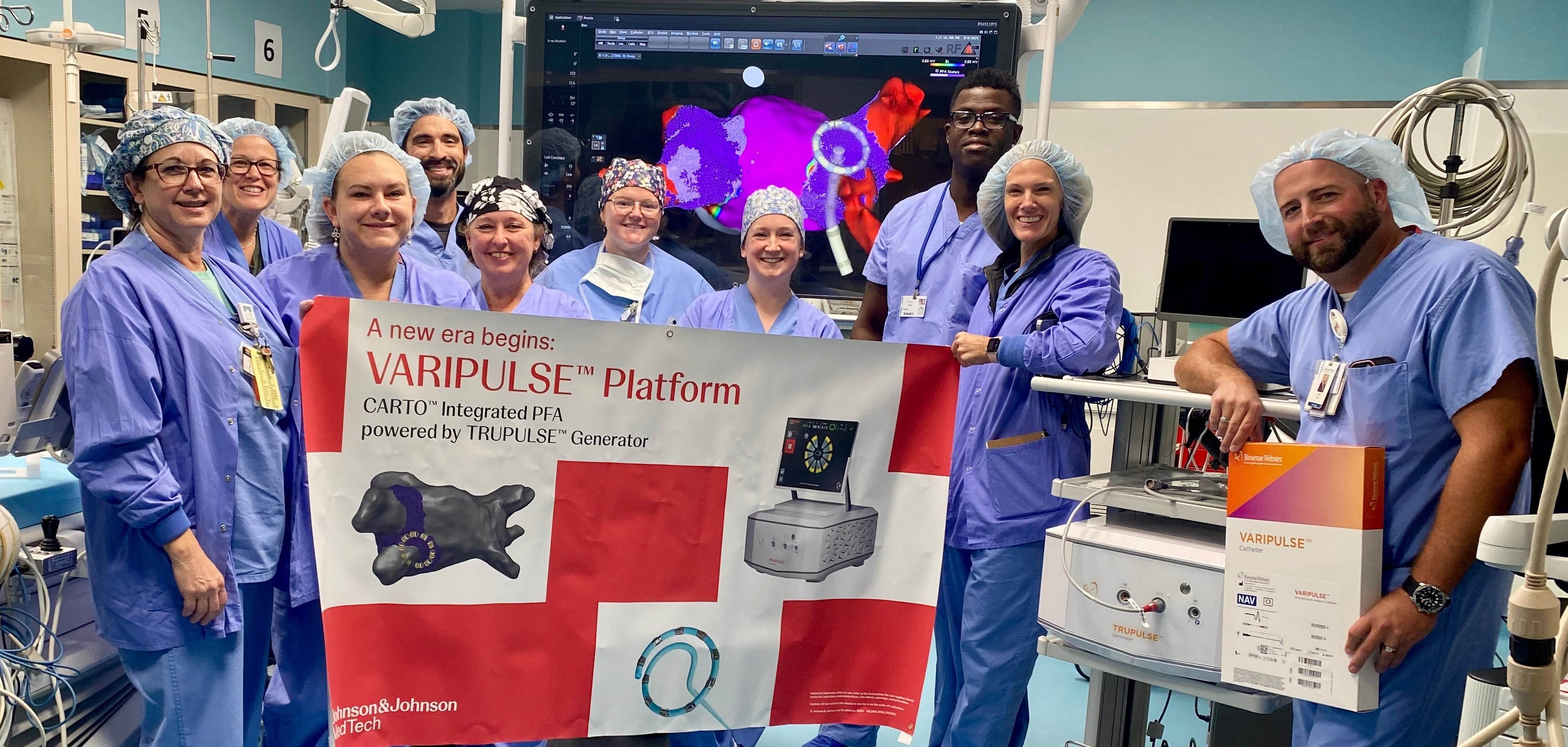 Electrophysiology Cath Lab team