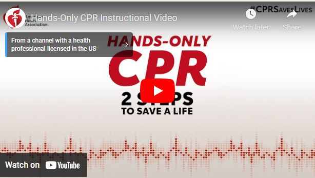 Hands only cpr video thumbnail.