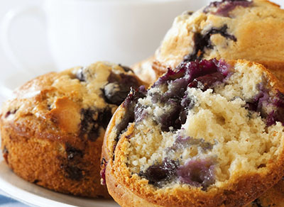 Blueberry orange muffins