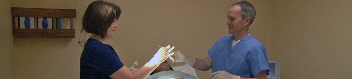 breastcare Dr. David Thompson at the Breast Health Center.