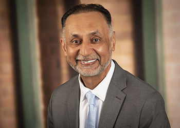 Dr. Nadeem Ikhlaque, a medical oncologist in Columbus, Indiana.