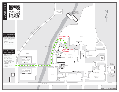 Discover CRH - Parking and Entrance Campus Map 071122