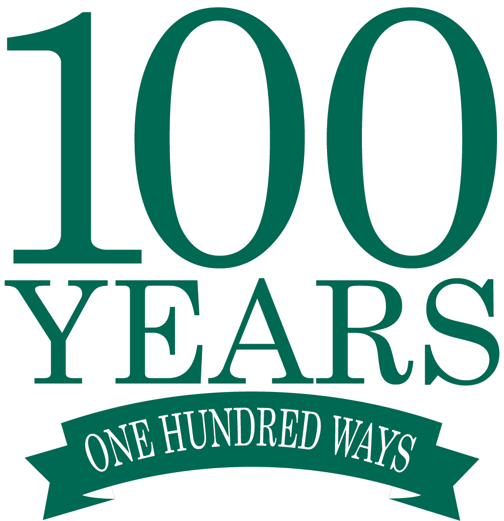 100 years 100 ways logo