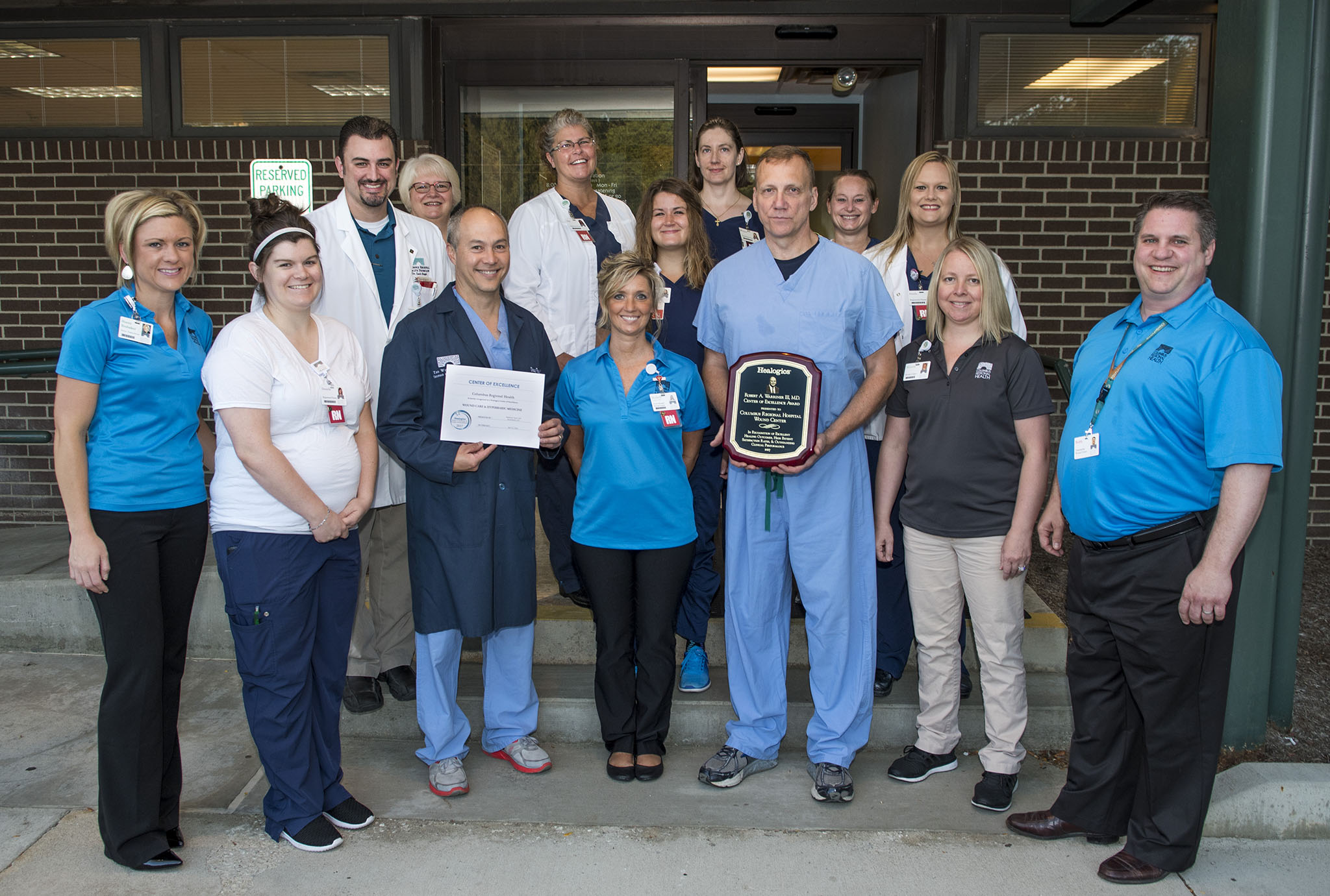 Wound Center staff group photo