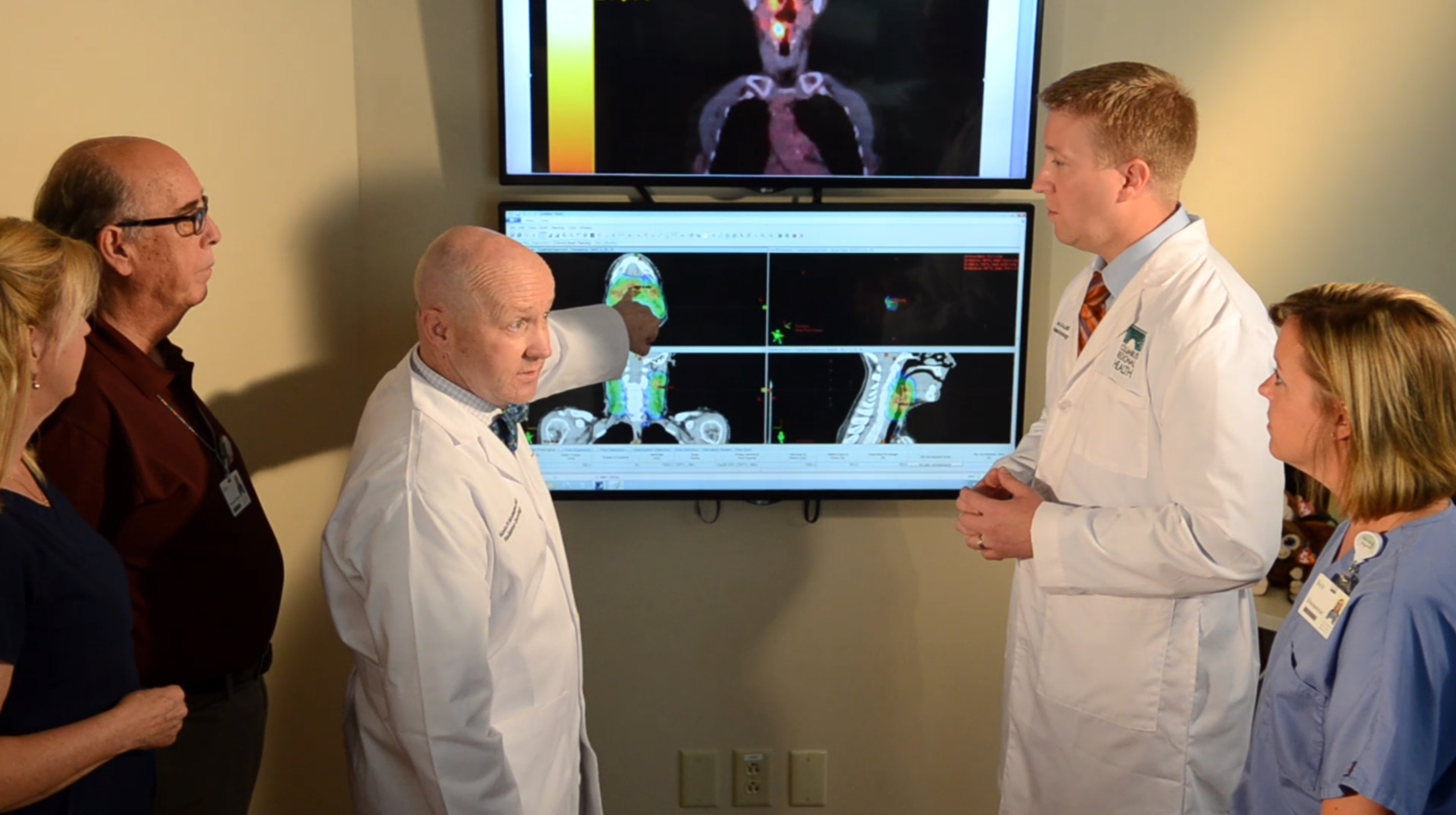 Dr Kevin McMullen and team at Columbus Regional Health's Cancer Center