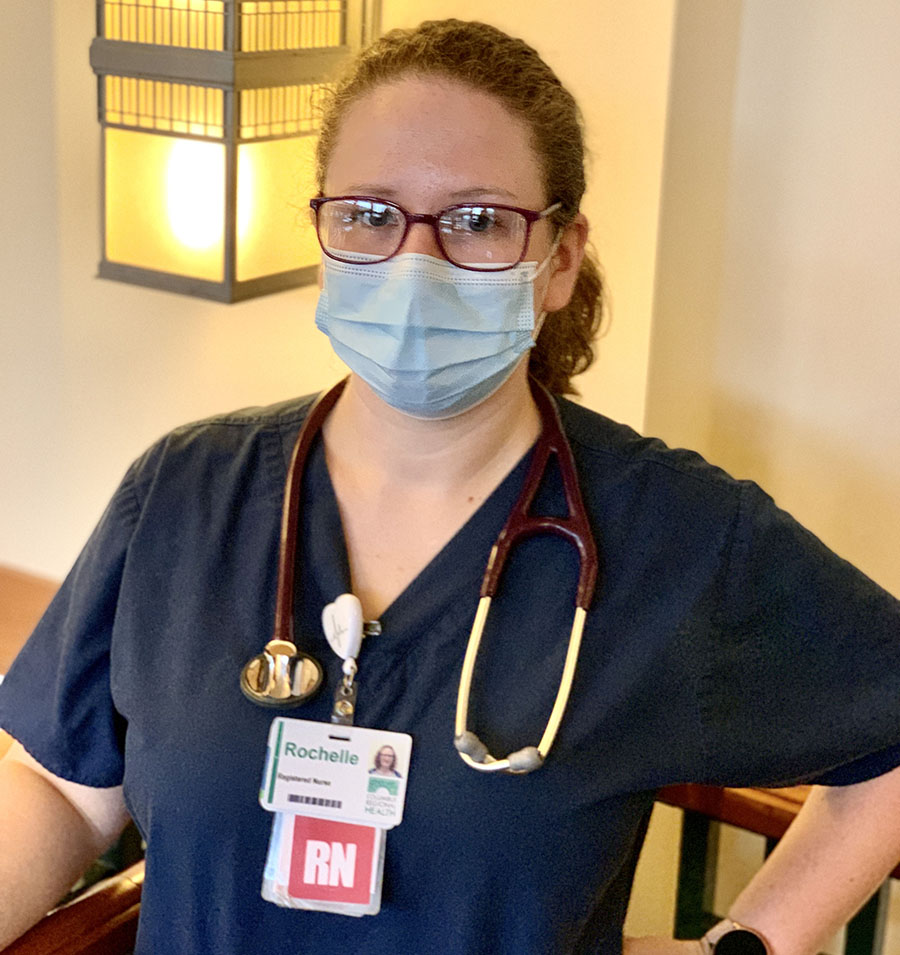 Critical Care Nurse Rochelle Vaughn