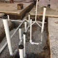 construction progress pipes