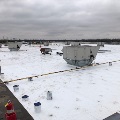 construction progress roof