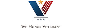 We Honor Veterans logo.