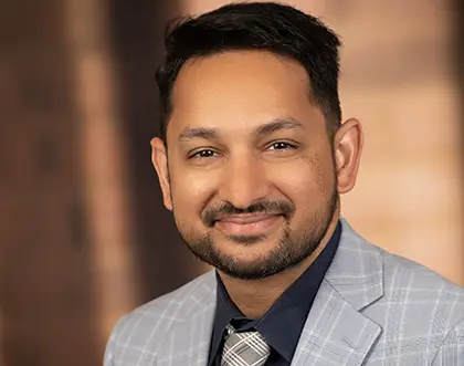 Portrait of Hardik Patel, MD.