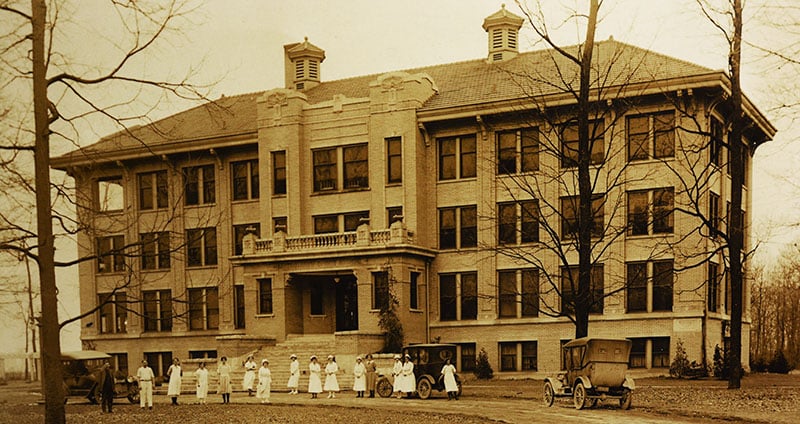 Bartholomew County Hospital in early 20th Century
